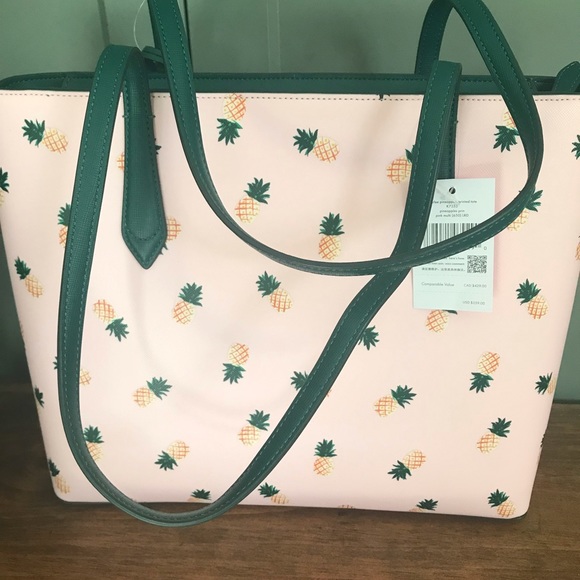 Kate Spade Marlee Pineapple Tote New In Original Packaging - Picture 10 of 16